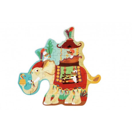 Παζλ Περιγράματος Ελέφαντας 60κομμάτια